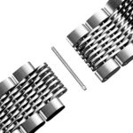Solid Mesh Stainless Steel Bracelets 20mm/22mm/24mm Watch Bands