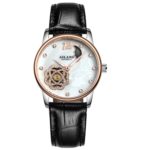 Romantic Floral Hollow Women Business Dress Watches