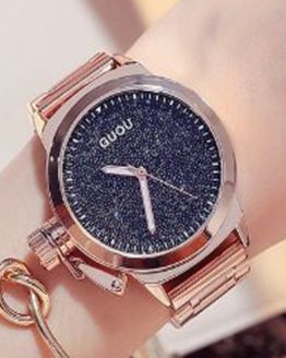 GUOU Rose Gold Ladies Watch Fashion Women's Watches Stainless Steel