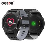 OGEDA Men F5 GPS Smart Watch Altimeter Barometer Thermometer Bluetooth