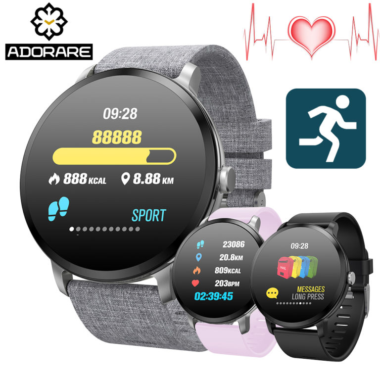 ADORARE V11 Smart watch IP67 waterproof Tempered Glass Activity Fitness