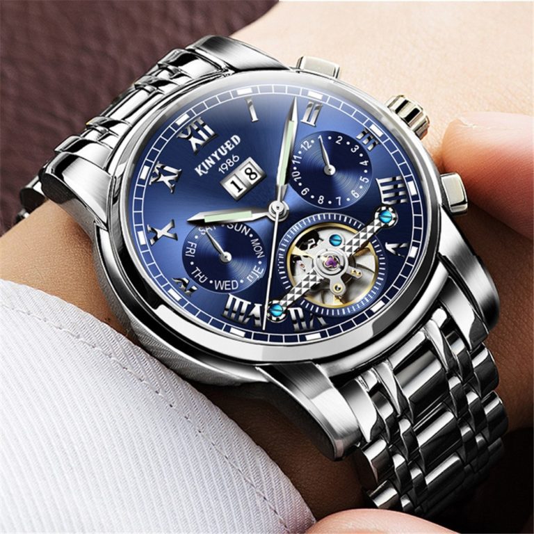 2017 Kinyued Skeleton Tourbillon Mechanical Watch Automatic Men Classic stainless steel Mechanical Wrist Watches Reloj Hombre 2 Kinyued Skeleton Tourbillon Mechanical Watch – Stylish Automatic Timepiece for Men