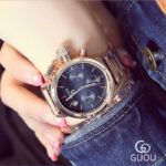 GUOU Watch Women Fashion Exquisite Rose Gold Wrist watches