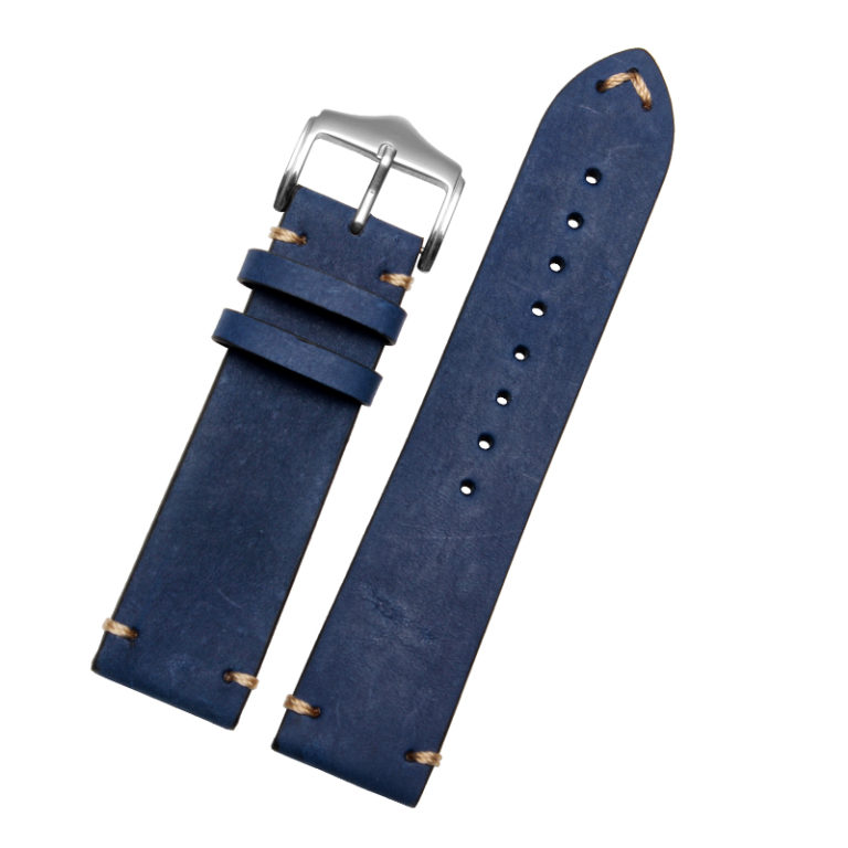 UYOUNG Watchband High Quality Scrub Genuine Leather Watch band 18mm 20mm 22mm Blue Orange For Mens Watch Accessories 2 UYOUNG Watchband High Quality Scrub Genuine Leather Watch band