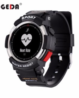 OGEDA Men Watch Bluetooth F6 Smartwatch IP68 Waterproof