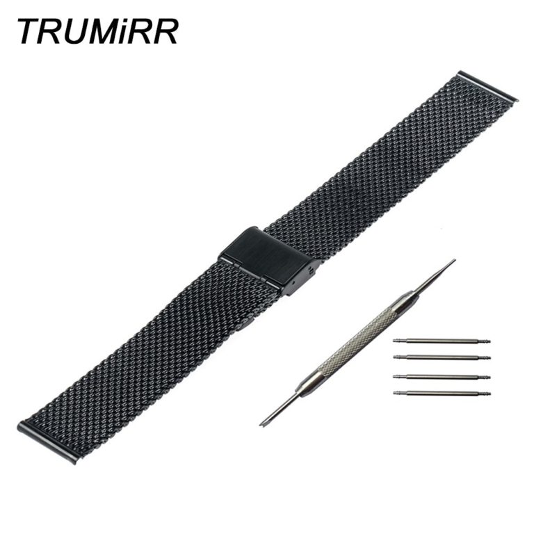 18mm 20mm Milanese Strap for DW (Daniel Wellington) Men Women Watch Band Mesh Stainless Steel Bracelet with Tool and Spring Bar 18mm 20mm Milanese Strap for DW (Daniel Wellington) Men Women Watch Band