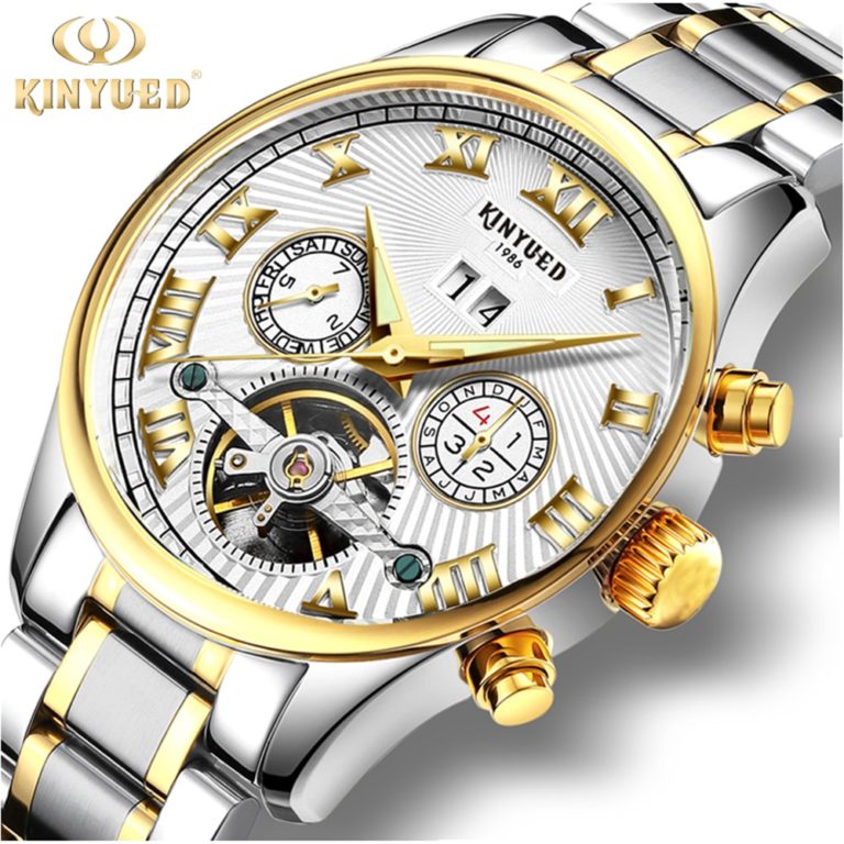 2017 KINYUED Men Mechanical Watch Automatic Stainless Steel