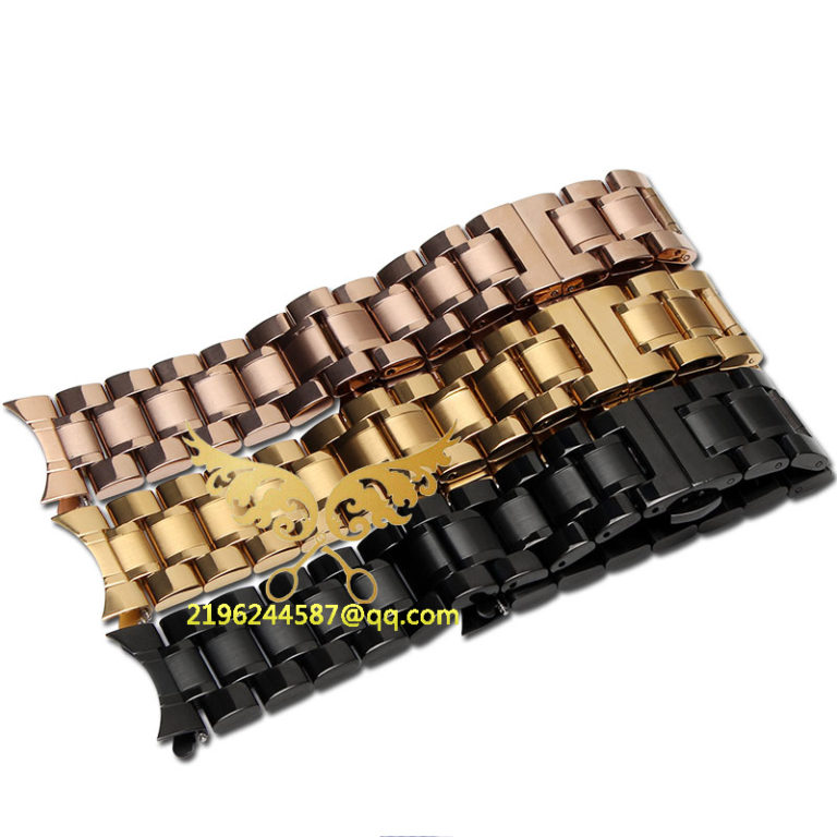 Free shipping Hot Sale Silver Watch straps 19mm 20mm 22mm Stainless Steel