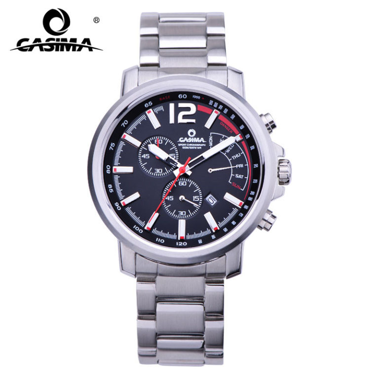 New Luxury Brand Watches Men Casual Charm Function Chronograph Sport Quartz Wrist Watch Luminous Waterproof 100m CASIMA #8305 New Luxury Brand Watches Men Casual Charm Function Chronograph Sport