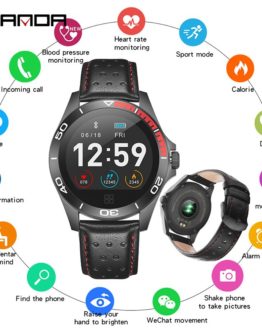 SANDA Heart Rate Monitor Smart Watch Men Sport Bluetooth Smartwatch