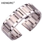 High-Quality Stainless Steel Metal Watch Bracelets for Men & Women - 18mm to 24mm