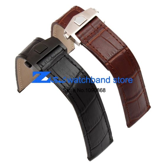 genuine leather watch strap 19mm 20mm 22mm wrist watches band