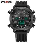 WEIDE Relogio Masculino Black Sports Mens Watch Luxury Army Military Quartz