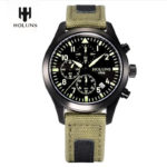Men Watches Top Brand HOLUNS Pilot Army Military Tactical Quartz Wrist Watch