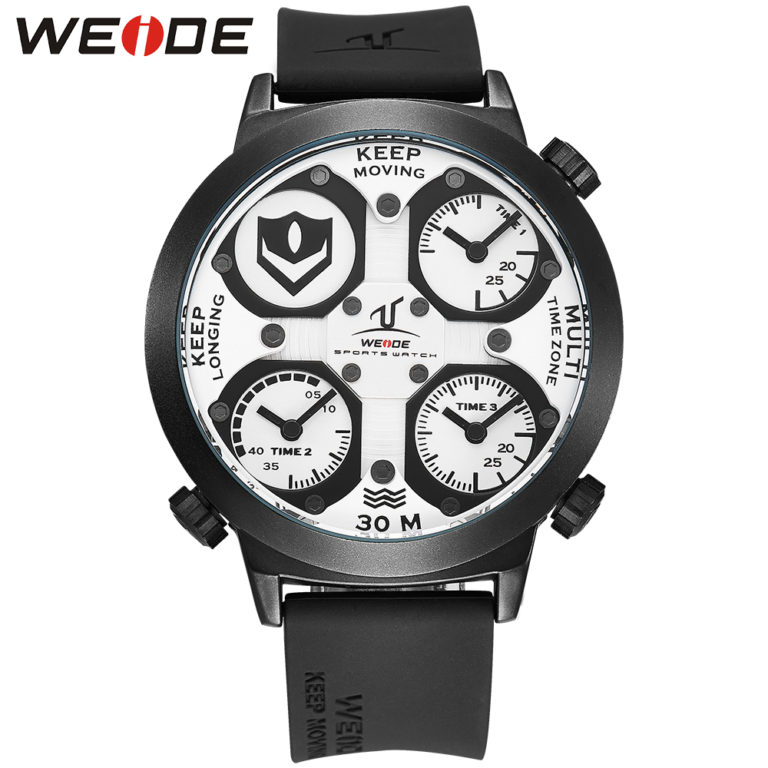 WEIDE Watch Men Sport Waterproof Relogios Masculinos De Luxo Original Diving Watch Unique Multiple Time Zone Wrist Watch Men WEIDE Watch Men Sport Waterproof Relogios Masculinos De Luxo
