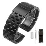Stainless Steel Watch Band with Double Buckles Deployment