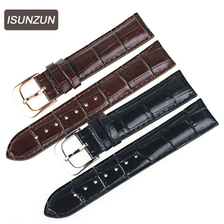 ISUNZUN Watch Bands For Tissot Men And Women Genuine Leather Watch