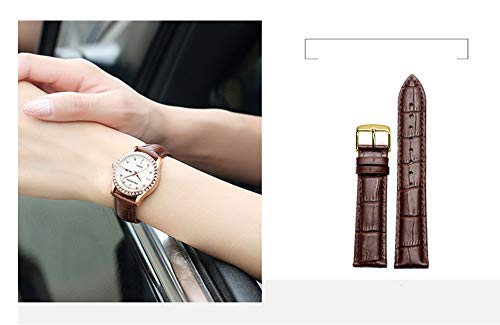FOUUA Watch Bands 18mm 20mm 22mm 24mm Genuine Leather Watch Straps