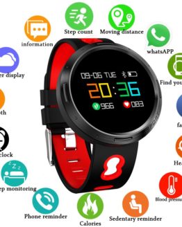 BANGWEI 2019 Men Smart sport Watch Women LED Clock Blood Pressure
