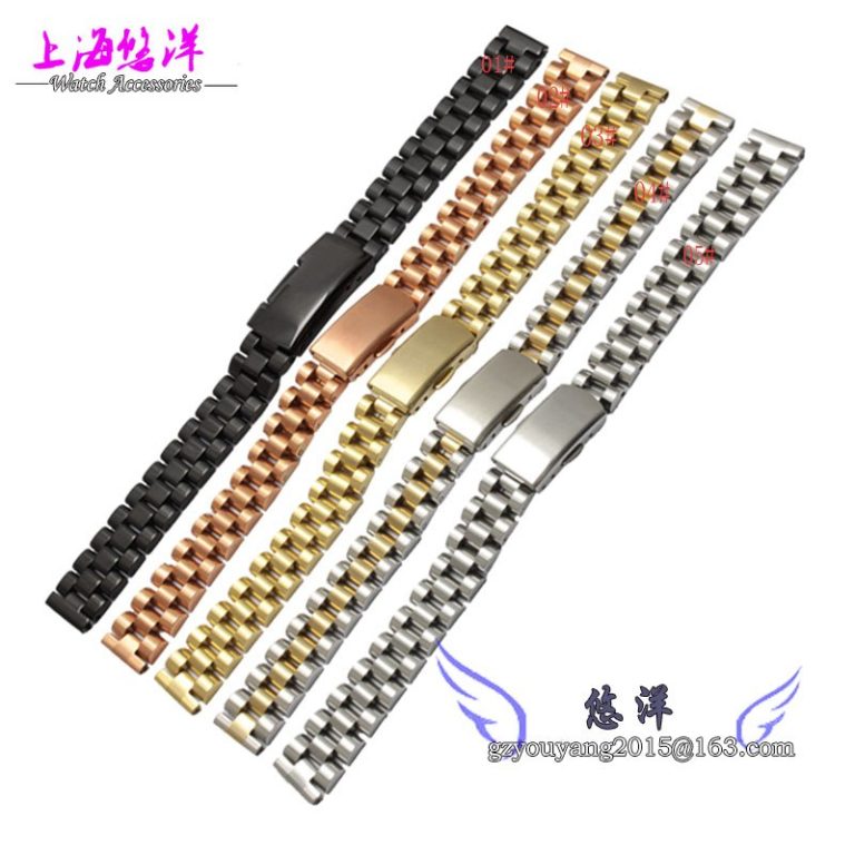 10mm 12mm 14mm 16mm New Men Ladies Silver Gold Stainless Steel Watch