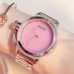 GUOU Rose Gold Ladies Watch Fashion Women's Watches Stainless Steel