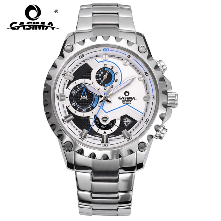 Luxury Brand Sport Men Watches Fashion Charm Mens Quartz Movement Wrist Watch Stainless Steel Waterproof 100m #CASIMA 8203 1 Luxury Brand Sport Men Watches Fashion Charm Mens