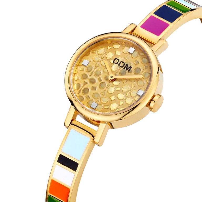 DOM women watches luxury brand quartz wrist watch fashion casual gold stainless steel style waterproof Relogio Feminino G-1019 2 DOM women watches luxury brand quartz wrist watch fashion casual