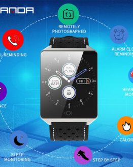 SANDA Smart watch CK19 IP67 Waterproof Tempered Glass Heart Rate Monitor
