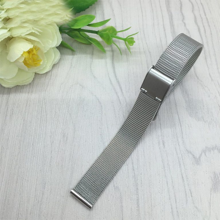 Milanese Mesh Strap For Pebble Time Round Quality Stainless Steel Watchband 14mm20mm Ladies and Mens Watch band 2 Milanese Mesh Strap For Pebble Time Round Quality Stainless Steel Watchband
