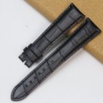 Pesno 20mm Calf Skin Top Layer Leather Watchstrap Black Dark Brown Dark Blue