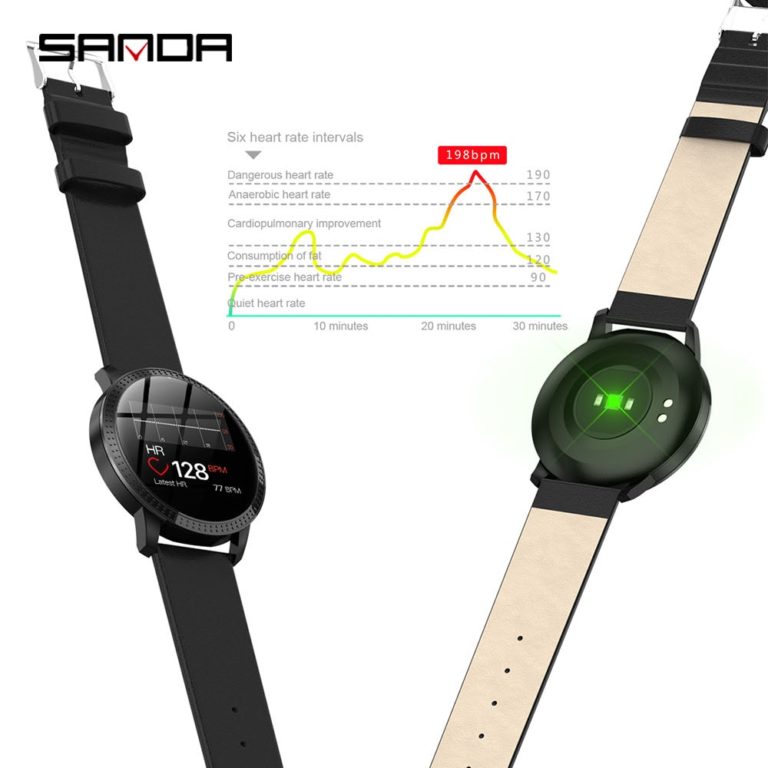 Fashion Sport Smart Watch Women Waterproof Heart Rate Monitor