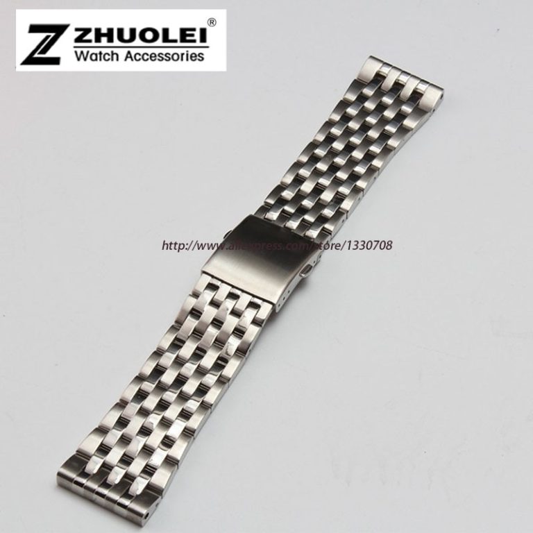 24mm 26mm 28mm 30mm Available Silver Stainless Steel Mens Metal Bracelet Watch Band Strap For DZ7221 1 28mm Silver Stainless Steel Watch Band Strap for DZ7221 – ZhuoLei RB8 Men's Metal Bracelet
