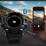 Smartwatch Rechargeable Bluetooth Pedometer Calorie Heart Rate Military Watch