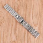 20mm 22mm Adjustable Stainless Steel Watch Band for Men Women Watches