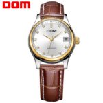 DOM luxury brand mechanical woman watch ladies wrist watches