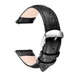 SONGDU Quick Release Leather Watch Band, Full Grain Genuine Leather