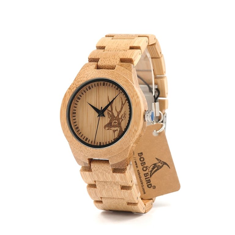 BOBO BIRD E04 Full Bamboo Wooden Watch for women Deer Designer Brand Quartz Wrist Watches in Gift Box 1 BOBO BIRD E04 Full Bamboo Wooden Watch for women Deer Designer