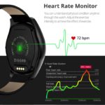 Stainless Steel Smart Watch Men Fitness Waterproof Heart Rate Monitor
