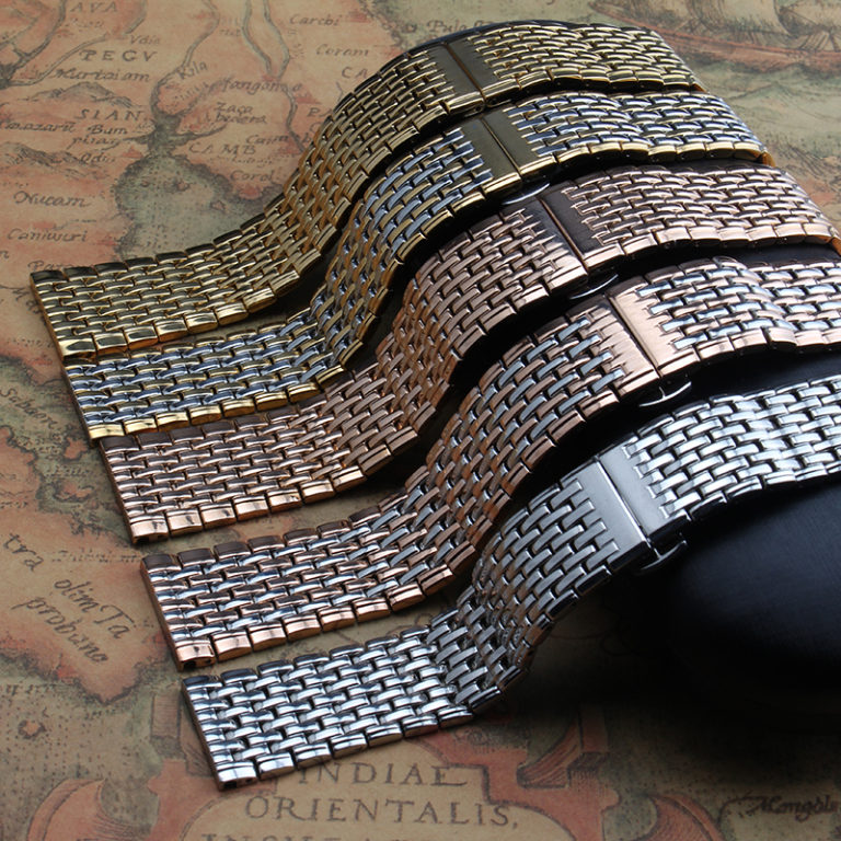 ultra-thin Stainless steel watchband watch belt strap wristwatches band 20mm 22mm mens watch accessories for quartz watches new ultra-thin Stainless steel watchband watch belt strap wristwatches band