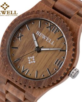 BEWELL Wooden Watch for Man Quartz Watch Men Women Wrist Watches