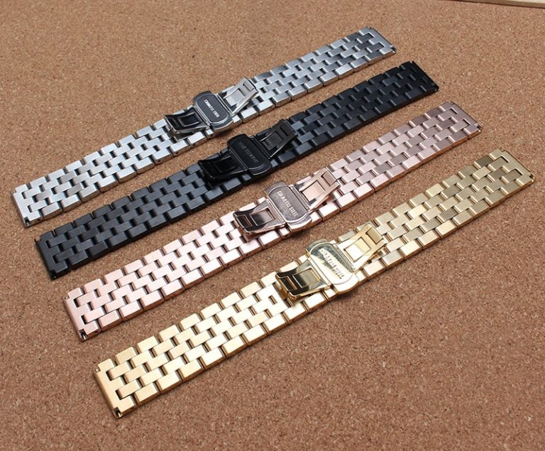 New arrival men lady 20mm 22mm 24mm Watchband straps Gold Rose gold Black