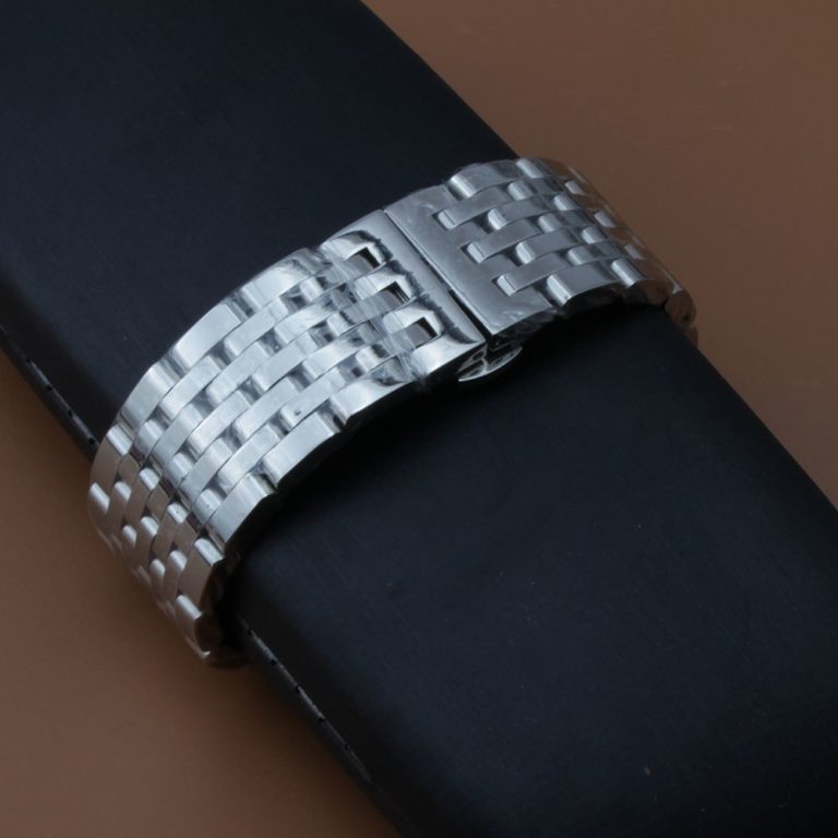 20/22mm Watch Band Men Wrist Strap Silver Replacement Stainless Steel