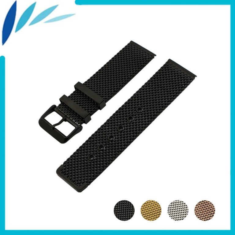 Stainless Steel Watch Band 20mm 22mm for Seiko Pin Clasp Strap Wrist Loop Belt Bracelet Black Rose Gold Silver Men Women + Tool 1 Stainless Steel Watch Band 20mm 22mm for Seiko Pin Clasp Strap Wrist