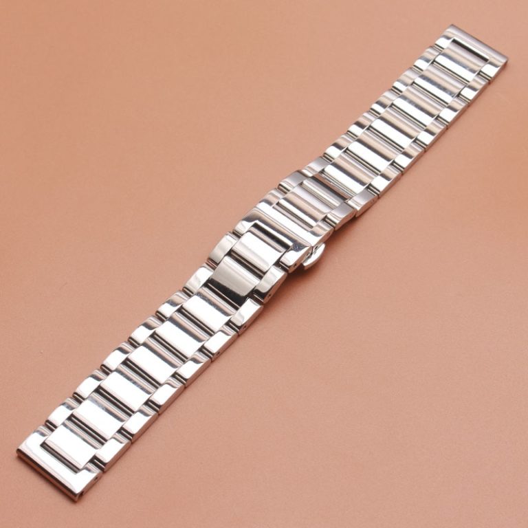 Silver watchband bracelet strap 18mm 20mm 22mm 24mm 26mm High Quality Metal Stainless steel Watch Band for men women hours 1 Silver watchband bracelet strap 18mm 20mm 22mm 24mm 26mm