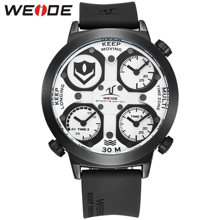 WEIDE Watch Men Sport Waterproof Relogios Masculinos De Luxo Original Diving Watch Unique Multiple Time Zone Wrist Watch Men 1 WEIDE Watch Men Sport Waterproof Relogios Masculinos De Luxo
