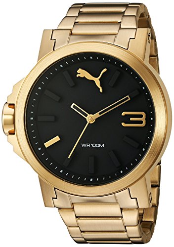 PUMA Women's Analog Display Quartz Gold Watch