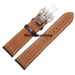 CARLYWET Man Lady Real Calf Leather Handmade Black Brown Wrist Watch Band