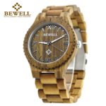 BEWELL Wooden Watch for Man Quartz Watch Men Women Wrist Watches