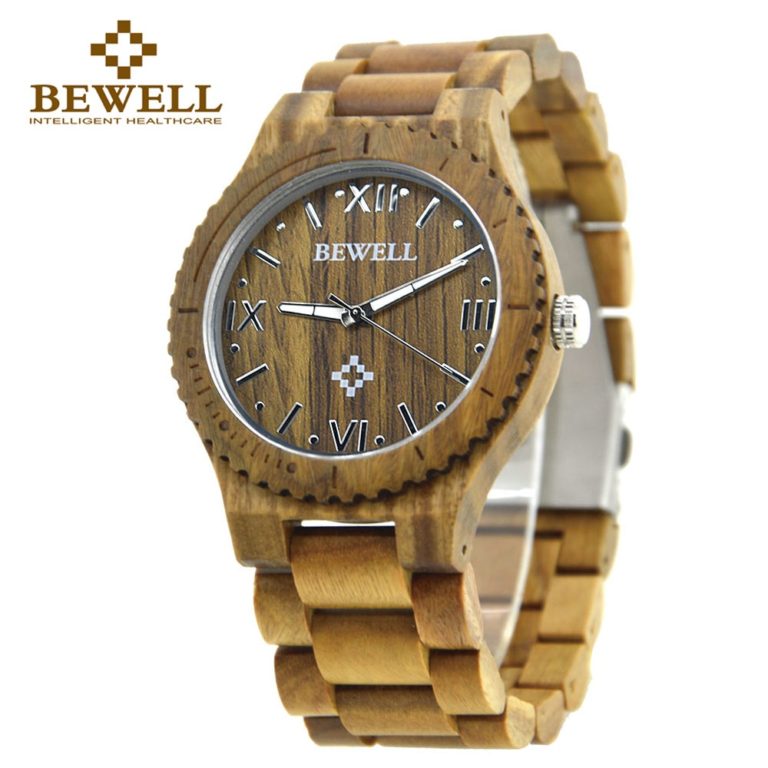 BEWELL Wooden Watch for Man Quartz Watch Men Women Wrist Watches 2019 Brand Luxury Wristwatch Relogio Masculino Gift Box 065A 2 BEWELL Wooden Watch for Man Quartz Watch Men Women Wrist Watches