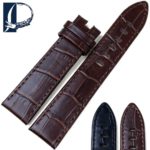Pesno Genuine Leather Watch Band Black Brown Calf Skin Watch Strap